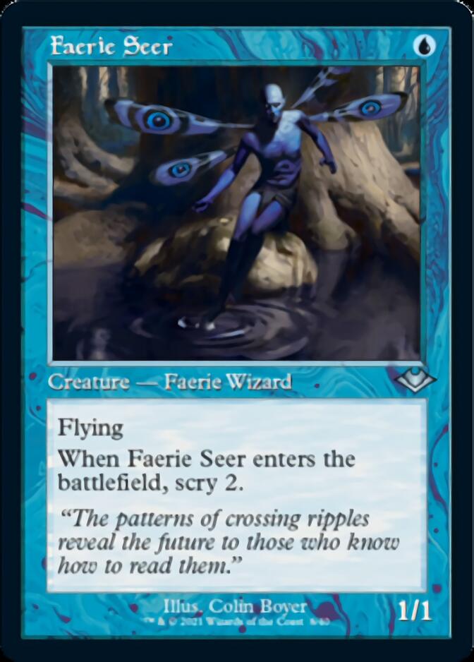 Faerie Seer (Retro Etched Foil) [Modern Horizons 1] | Good Games Adelaide SA