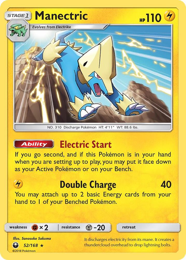 Manectric 52/168 (SM - Celestial Storm)  | Good Games Adelaide SA