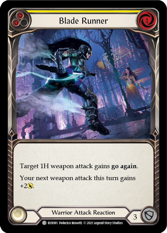 Blade Runner (Yellow) [EVR061] (Everfest)  1st Edition Rainbow Foil | Good Games Adelaide SA