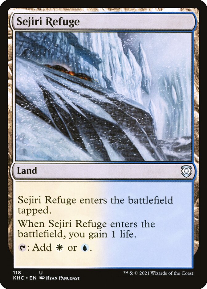 Sejiri Refuge 118 (Commander: Kaldheim)  | Good Games Adelaide SA