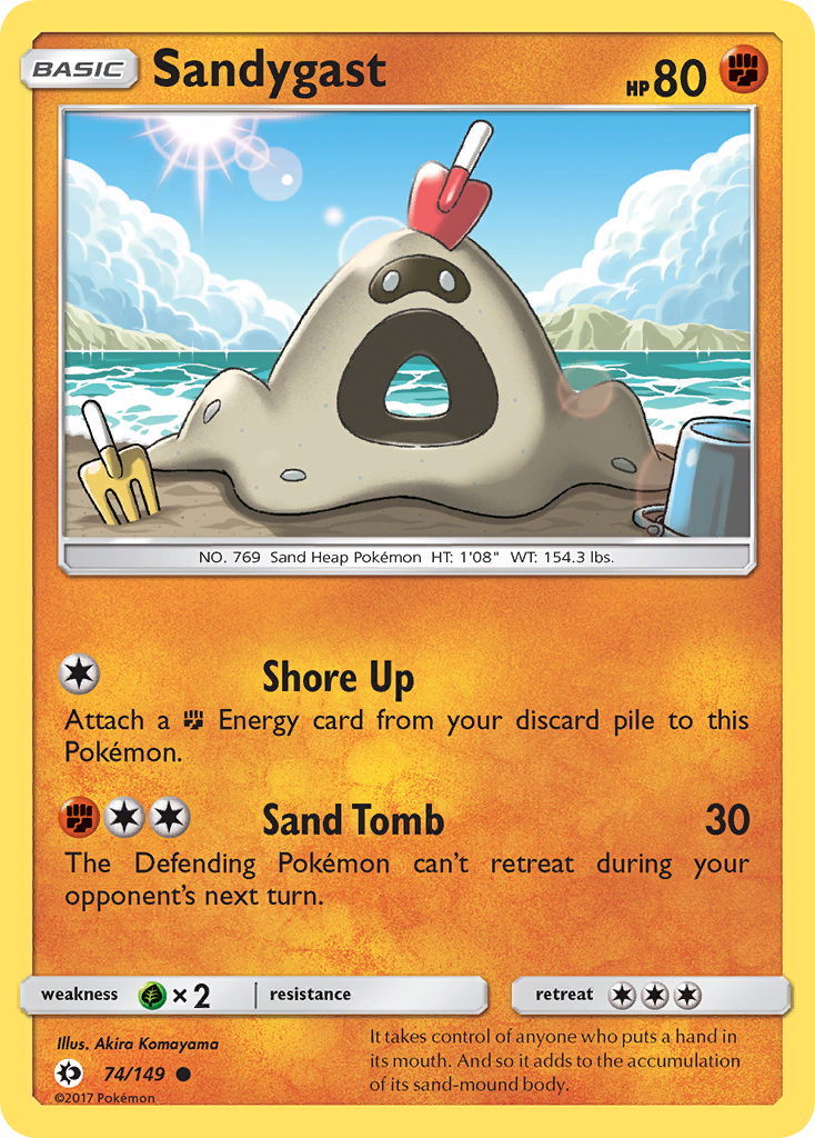 Sandygast (74/149) [Sun & Moon: Base Set] | Good Games Adelaide SA