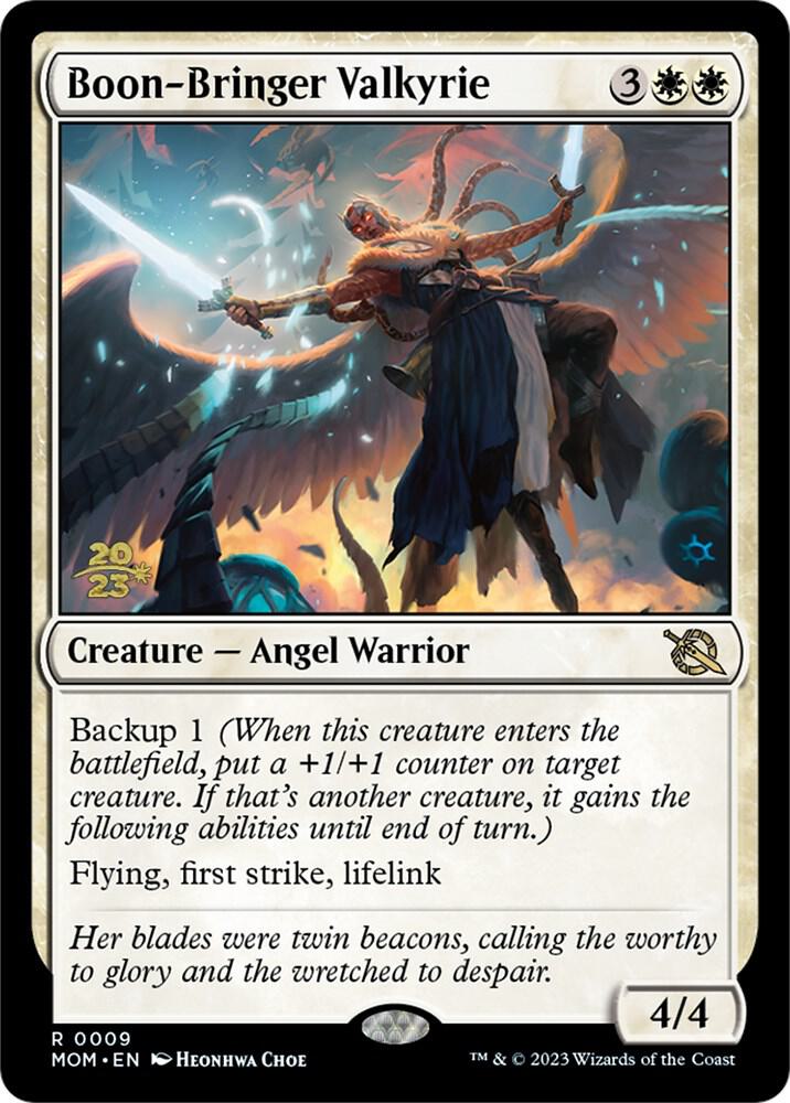 Boon Bringer Valkyrie 9 (Prerelease Cards)  - Foil | Good Games Adelaide SA