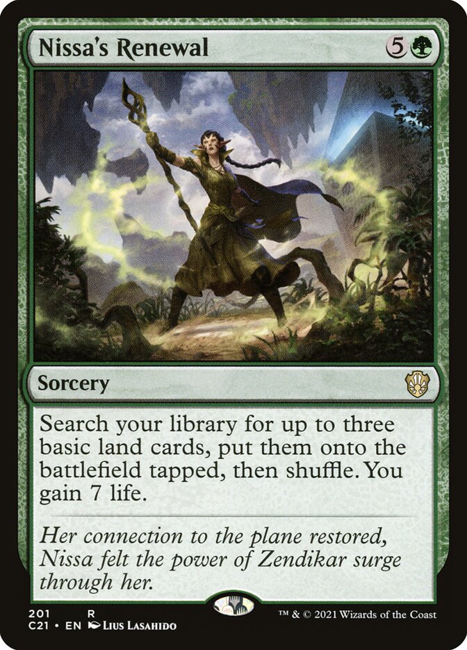 Nissa's Renewal 201 (Commander 2021)  | Good Games Adelaide SA