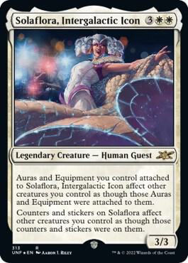 Solaflora Intergalactic Icon Galaxy Foil 313 (Unfinity)  - Foil | Good Games Adelaide SA