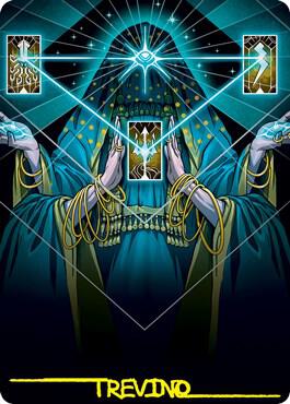 Strategic Planning Art Card Gold Stamped Signature 68 (Art Series: Strixhaven)  | Good Games Adelaide SA