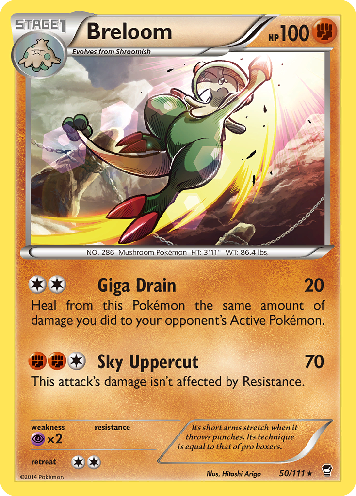 Breloom (50/111) [XY: Furious Fists] | Good Games Adelaide SA
