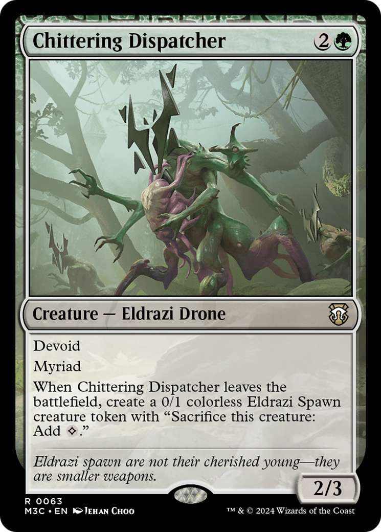 Chittering Dispatcher (Ripple Foil) [Modern Horizons 3 Commander] | Good Games Adelaide SA