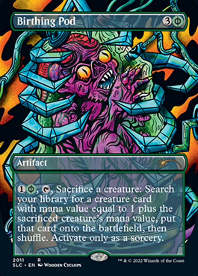 Birthing Pod (Borderless Alternate Art) [Secret Lair 30th Anniversary Countdown Kit] | Good Games Adelaide SA
