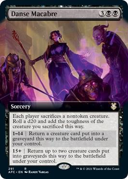 Danse Macabre Extended Art 291 (Commander: Adventures in the Forgotten Realms)  | Good Games Adelaide SA