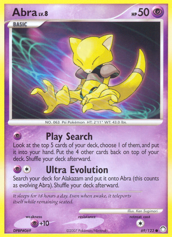 Abra (69/123) [Diamond & Pearl: Mysterious Treasures] | Good Games Adelaide SA