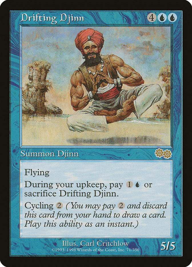 Drifting Djinn [Urza's Saga] | Good Games Adelaide SA