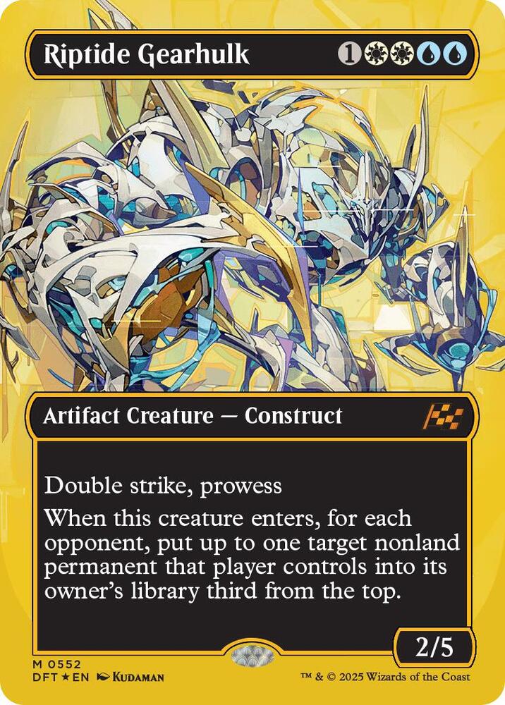 Riptide Gearhulk 552 (Aetherdrift)  - Foil | Good Games Adelaide SA