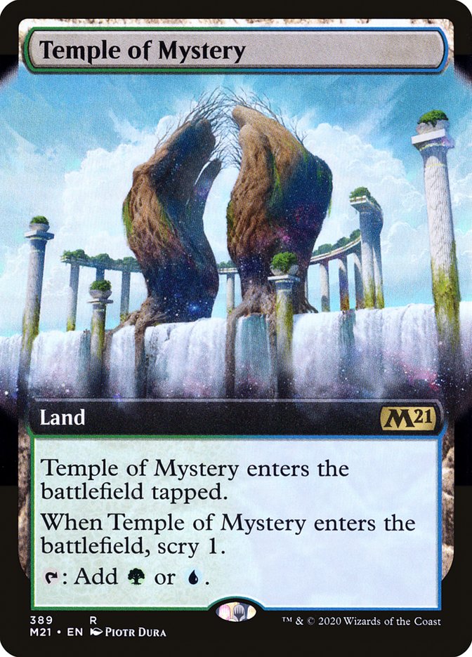 Temple of Mystery (Extended Art) [Core Set 2021] | Good Games Adelaide SA