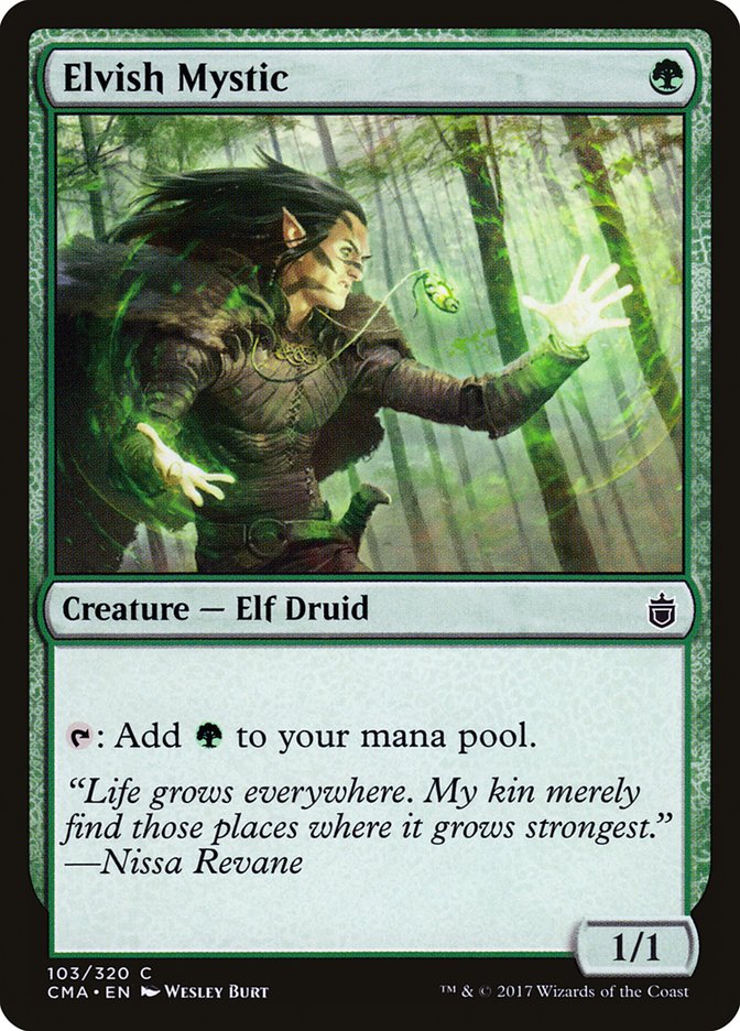 Elvish Mystic [Commander Anthology] | Good Games Adelaide SA