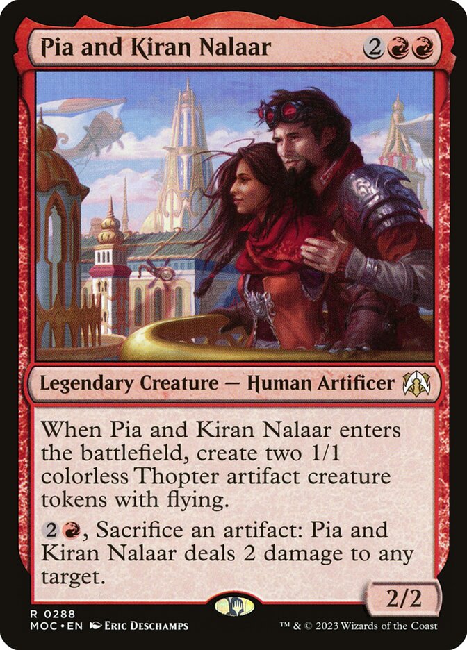 Pia and Kiran Nalaar 288 (Commander: March of the Machine)  | Good Games Adelaide SA