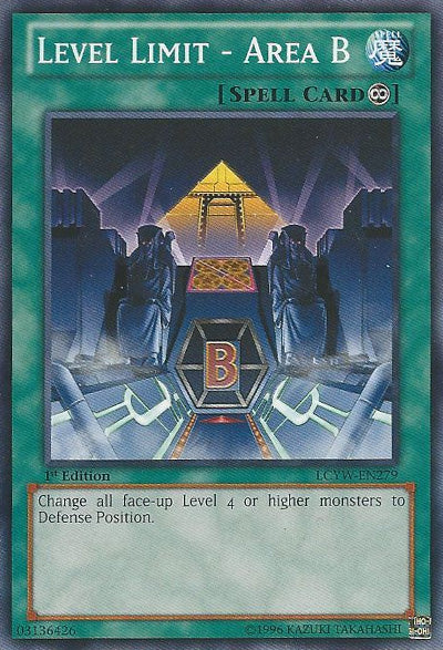 Level Limit - Area B [LCYW-EN279] Common | Good Games Adelaide SA