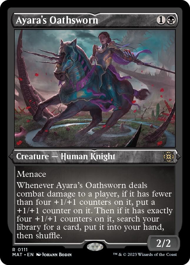 Ayaras Oathsworn 111 (March of the Machine: The Aftermath)  - Etched Foil | Good Games Adelaide SA