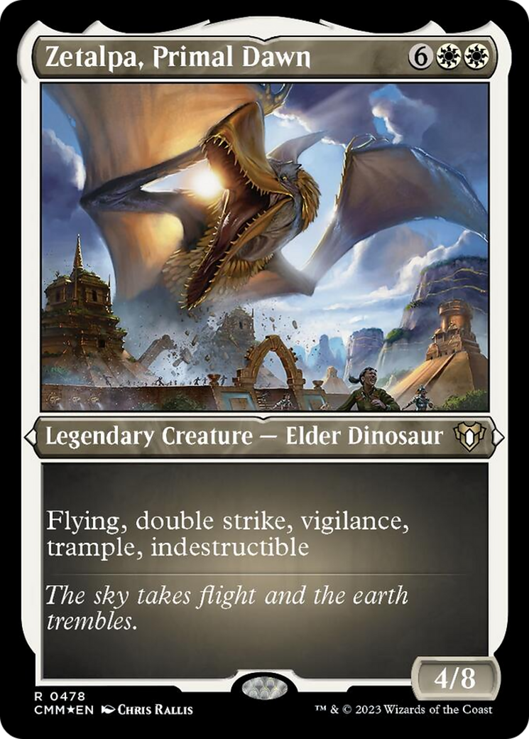 Zetalpa, Primal Dawn (Foil Etched) [Commander Masters] | Good Games Adelaide SA