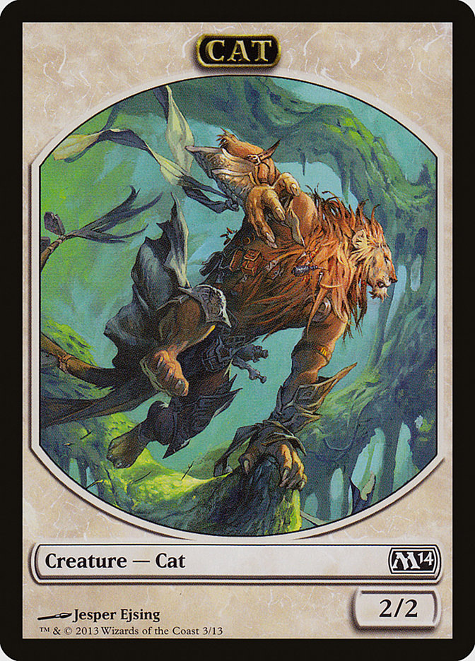 Cat Token [Magic 2014 Tokens] | Good Games Adelaide SA