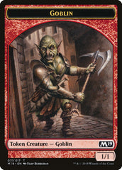 Knight // Goblin Double-sided Token (Game Night) [Core Set 2019 Tokens] | Good Games Adelaide SA