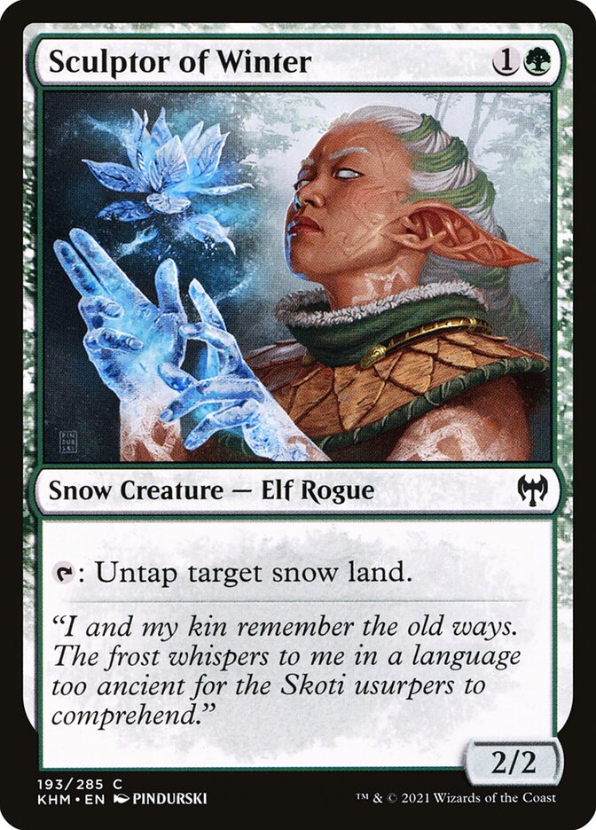 Sculptor of Winter 193 (Kaldheim)  - Foil | Good Games Adelaide SA