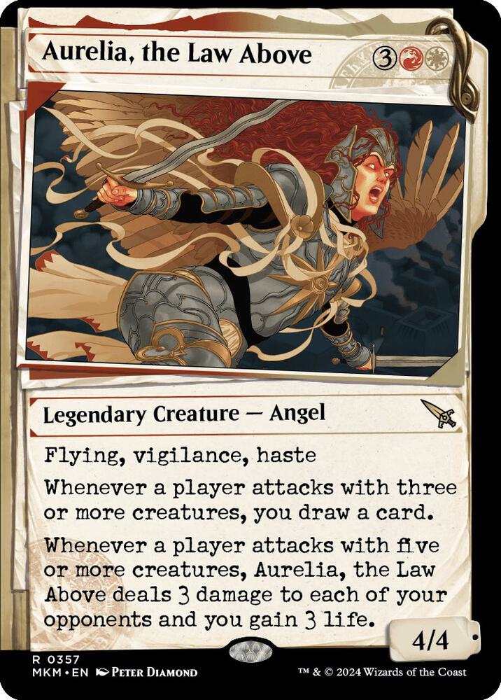 Aurelia, the Law Above 357 (Murders at Karlov Manor)  - Foil | Good Games Adelaide SA