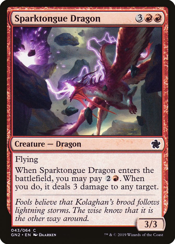 Sparktongue Dragon [Magic Game Night 2019] | Good Games Adelaide SA