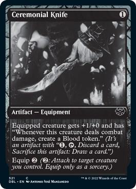 Ceremonial Knife 521 (Innistrad: Double Feature)  | Good Games Adelaide SA