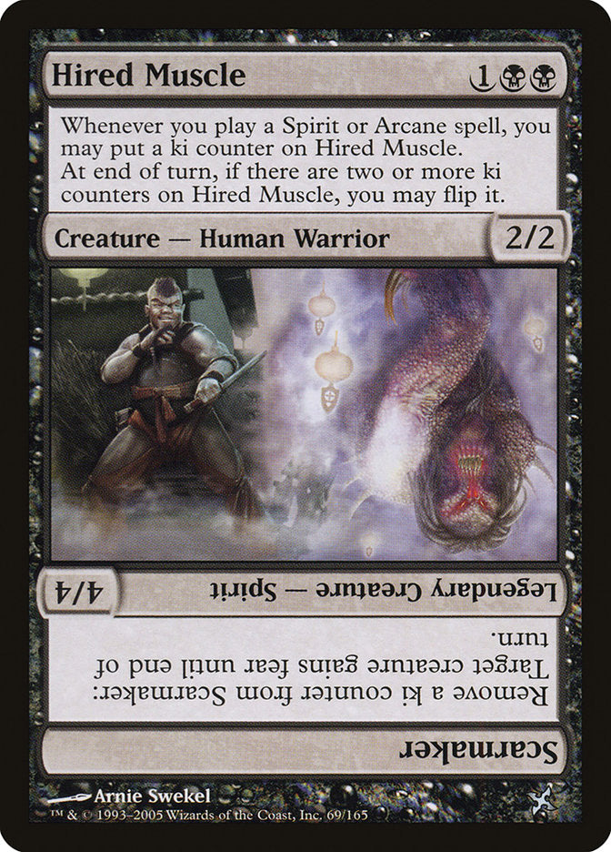 Hired Muscle // Scarmaker 69 (Betrayers of Kamigawa)  | Good Games Adelaide SA
