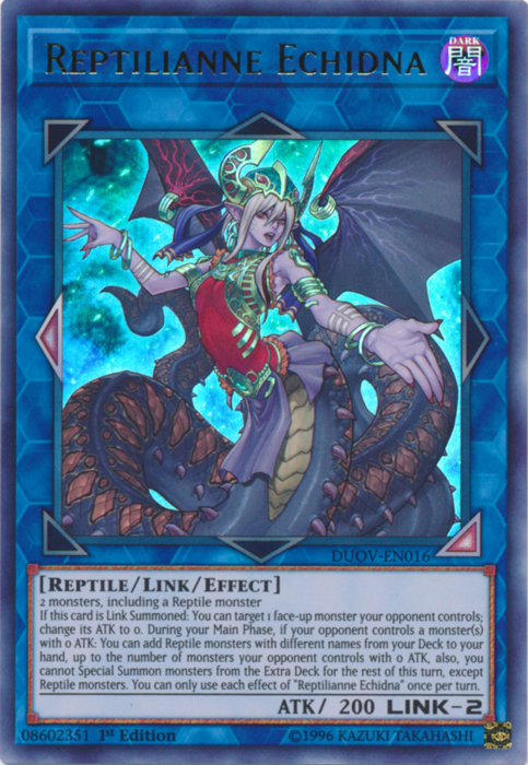 Reptilianne Echidna [DUOV-EN016] Ultra Rare | Good Games Adelaide SA