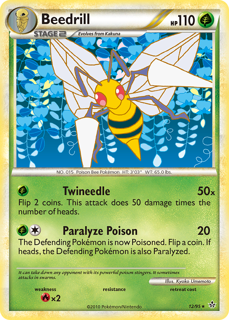 Beedrill (12/95) [HeartGold & SoulSilver: Unleashed] | Good Games Adelaide SA