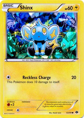 Shinx (43/99) (Cracked Ice Holo) (Blister Exclusive) [Black & White: Next Destinies] | Good Games Adelaide SA