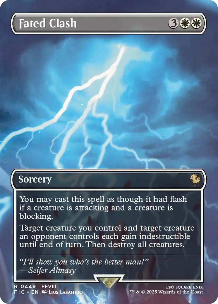 Fated Clash (Borderless) [FINAL FANTASY Commander] | Good Games Adelaide SA