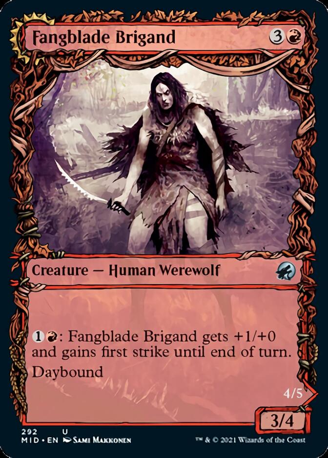 Fangblade Brigand // Fangblade Eviscerator (Showcase Equinox) [Innistrad: Midnight Hunt] | Good Games Adelaide SA