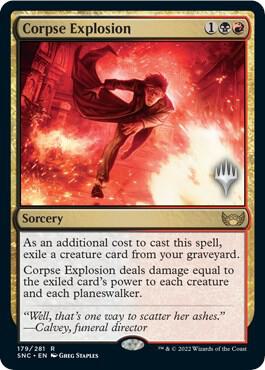 Corpse Explosion 179 (Promo Pack: Streets of New Capenna)  - Foil | Good Games Adelaide SA