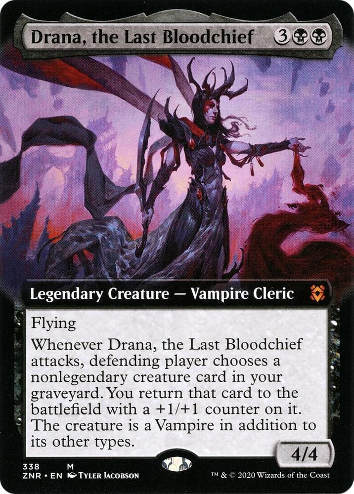 Drana, the Last Bloodchief 338 (Zendikar Rising)  - Foil | Good Games Adelaide SA