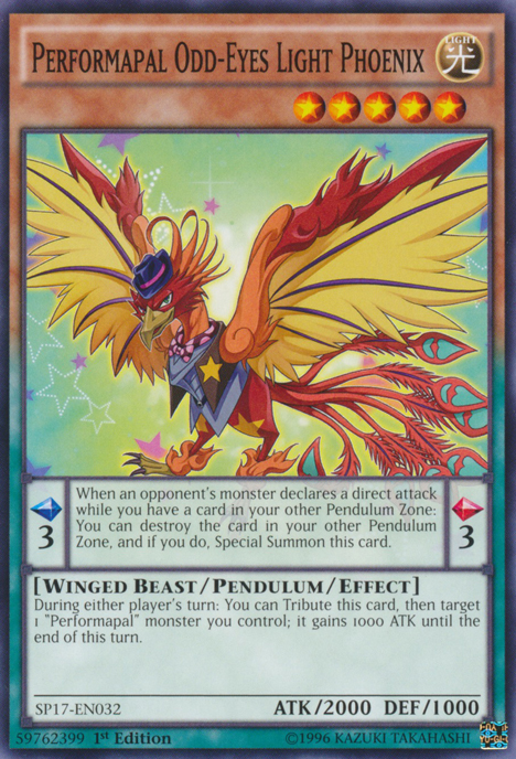 Performapal Odd-Eyes Light Phoenix [SP17-EN032] Common | Good Games Adelaide SA
