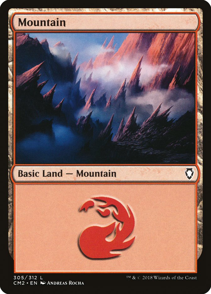 Mountain (305) [Commander Anthology Volume II] | Good Games Adelaide SA