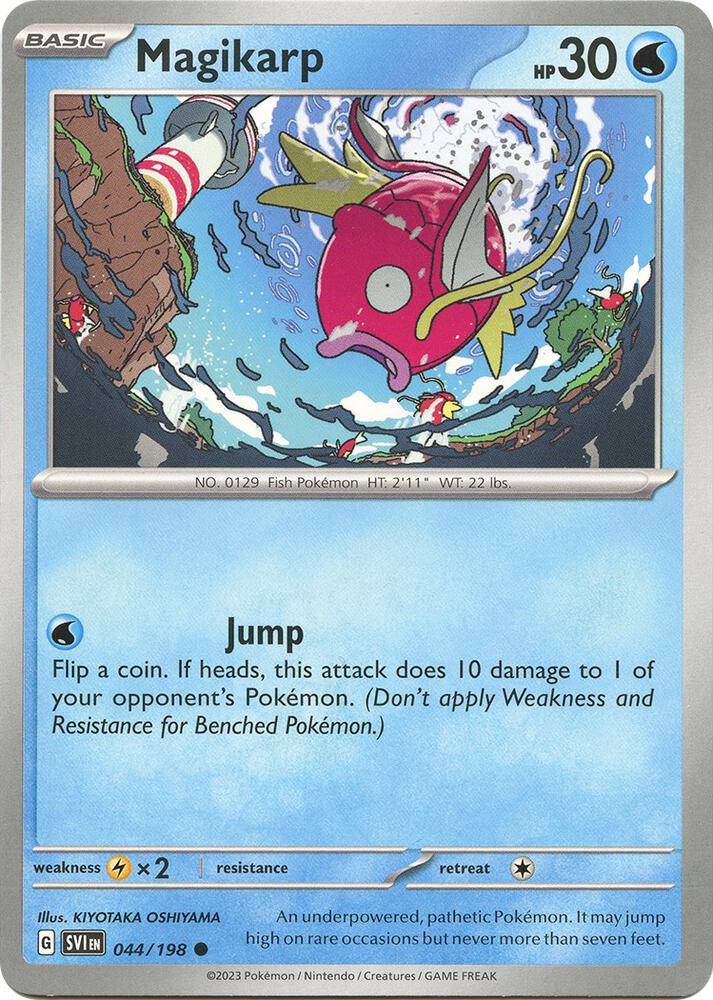 Magikarp 044/198 (SV01: Scarlet & Violet Base Set)  | Good Games Adelaide SA
