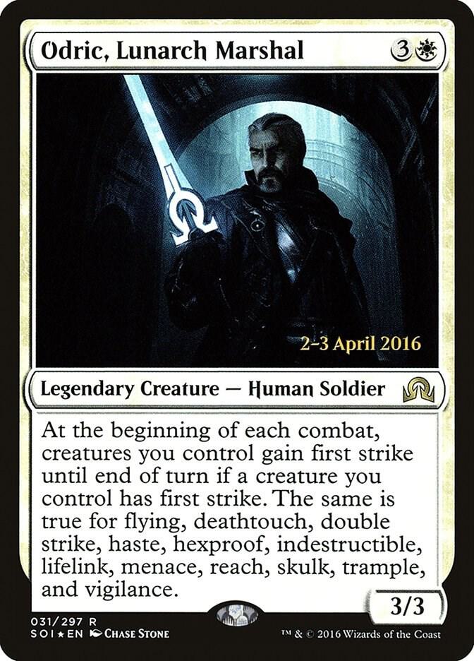 Odric Lunarch Marshal 31 (Prerelease Cards)  - Foil | Good Games Adelaide SA