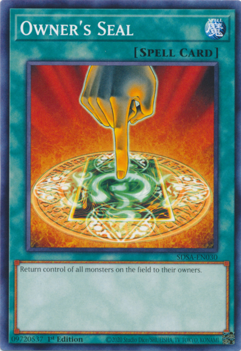 Owner's Seal [SDSA-EN030] Common | Good Games Adelaide SA