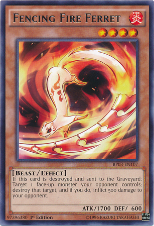 Fencing Fire Ferret [BP03-EN107] Rare | Good Games Adelaide SA