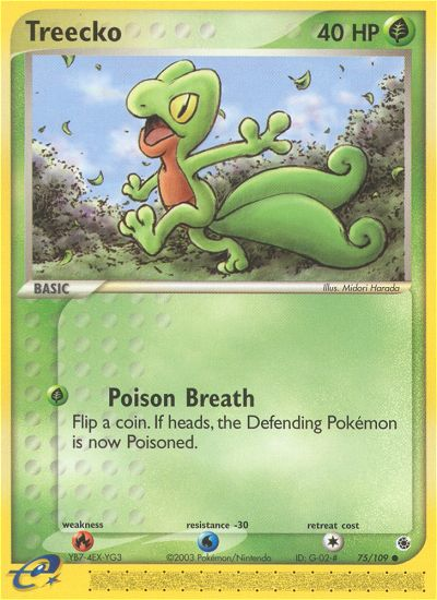 Treecko (75/109) [EX: Ruby & Sapphire] | Good Games Adelaide SA