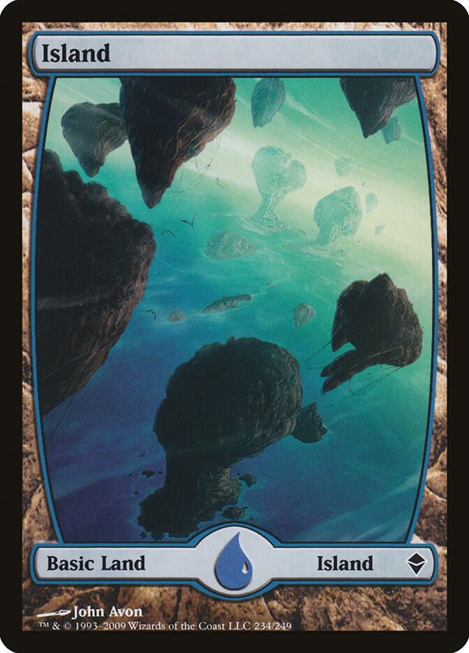 Island 234 (Zendikar)  - Full Art | Good Games Adelaide SA