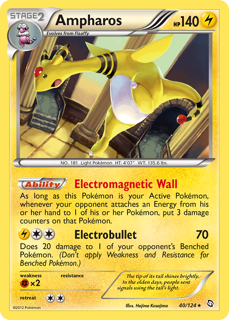 Ampharos (40/124) [Black & White: Dragons Exalted] | Good Games Adelaide SA