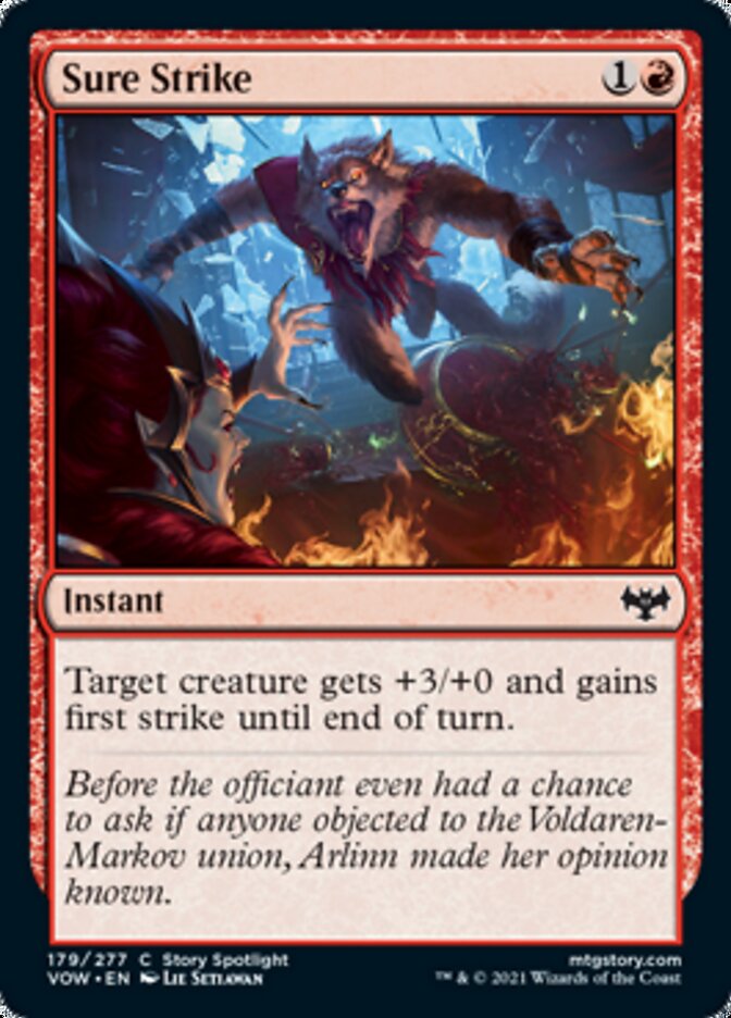 Sure Strike [Innistrad: Crimson Vow] | Good Games Adelaide SA