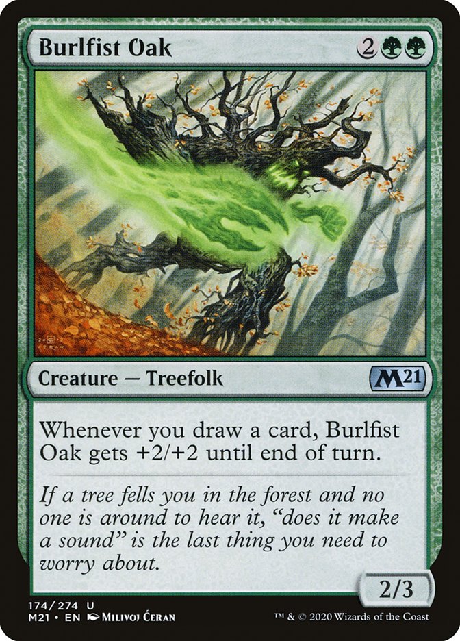 Burlfist Oak 174 (Core Set 2021)  | Good Games Adelaide SA