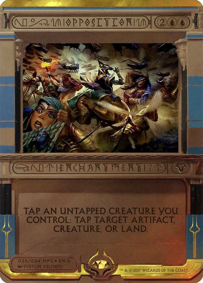 Opposition 35 (Masterpiece Series: Amonkhet Invocations)  - Foil | Good Games Adelaide SA