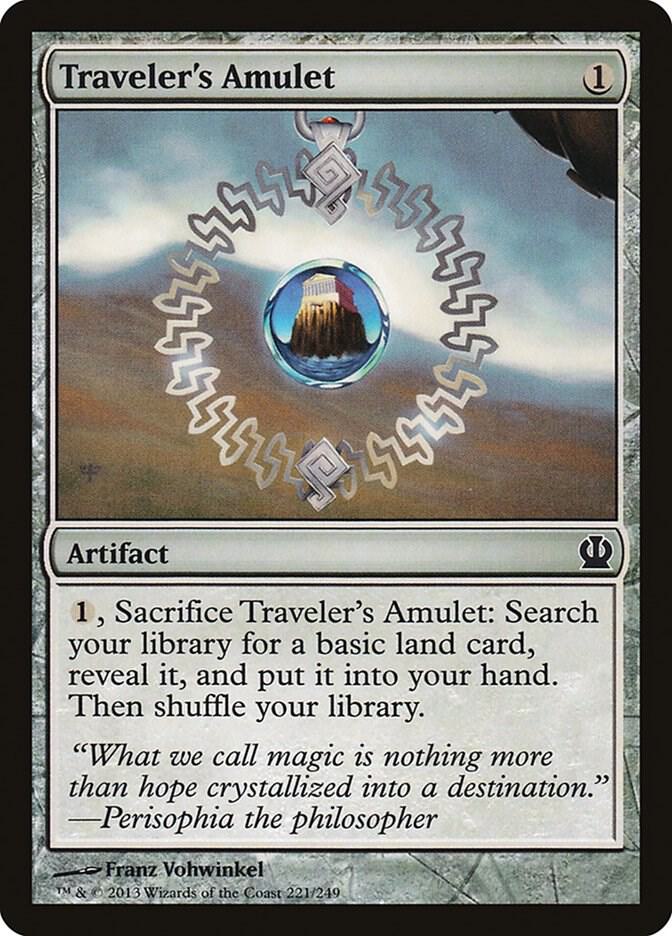 Traveler's Amulet 221 (Theros)  - Foil | Good Games Adelaide SA