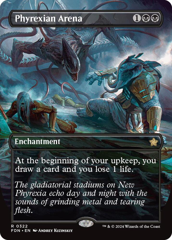 Phyrexian Arena 322 (Foundations)  - Foil | Good Games Adelaide SA
